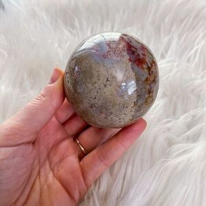 Ocean jasper sphere